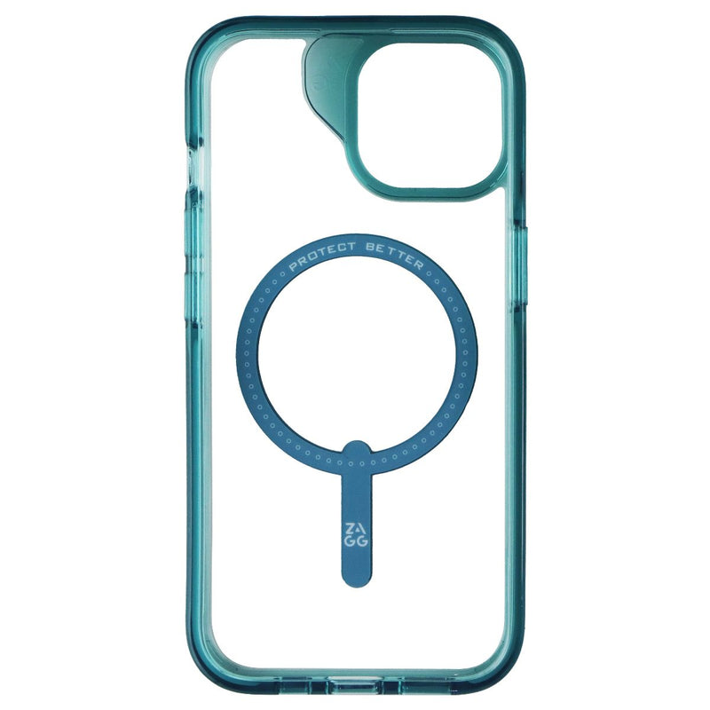 ZAGG Santa Cruz Snap Case for MagSafe for Apple iPhone 16e/15/14/13 - Retro Blue