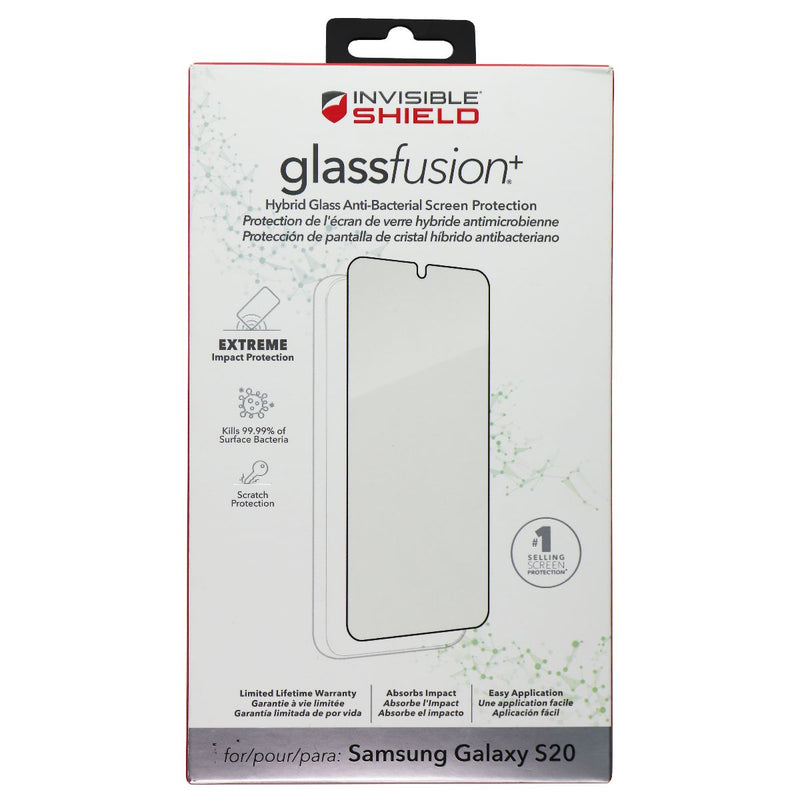 ZAGG InvisibleShield (Glassfusion+) Hybrid Glass for Samsung Galaxy S20