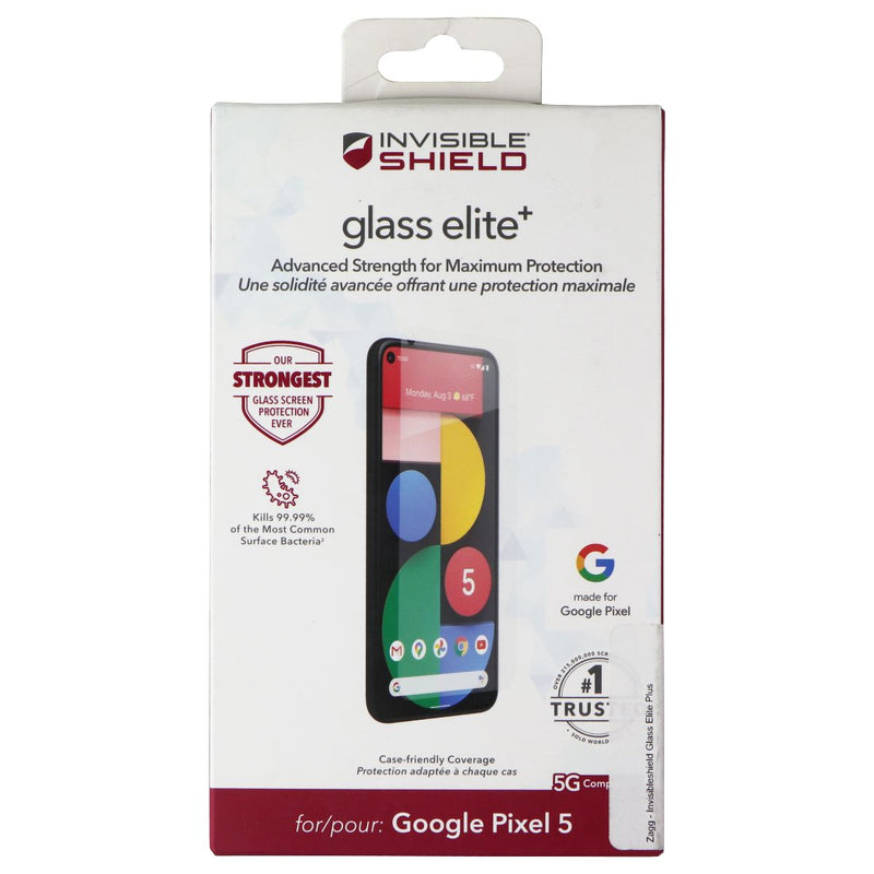 ZAGG (Glass Elite+) Screen Protector for Google Pixel 5 - Clear