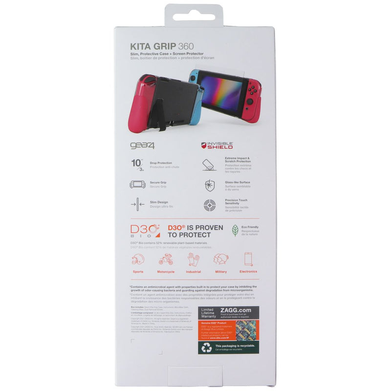 ZAGG Gear4 Kita Grip 360 Slim Case & Screen Protector for Nintendo Switch