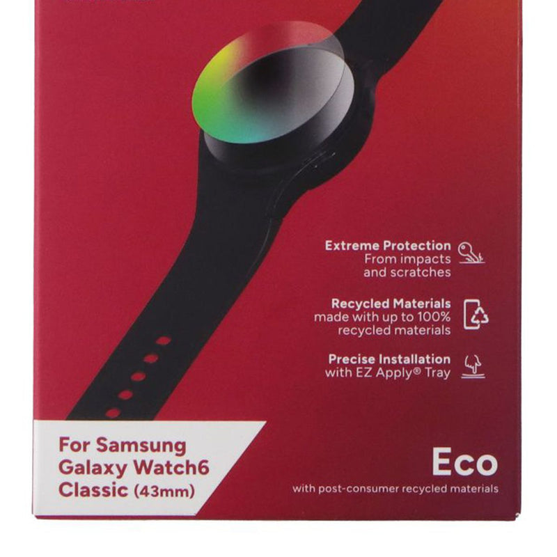 ZAGG InvisibleShield Fusion Eco Protect for Samsung Galaxy Watch6 Classic (43mm)