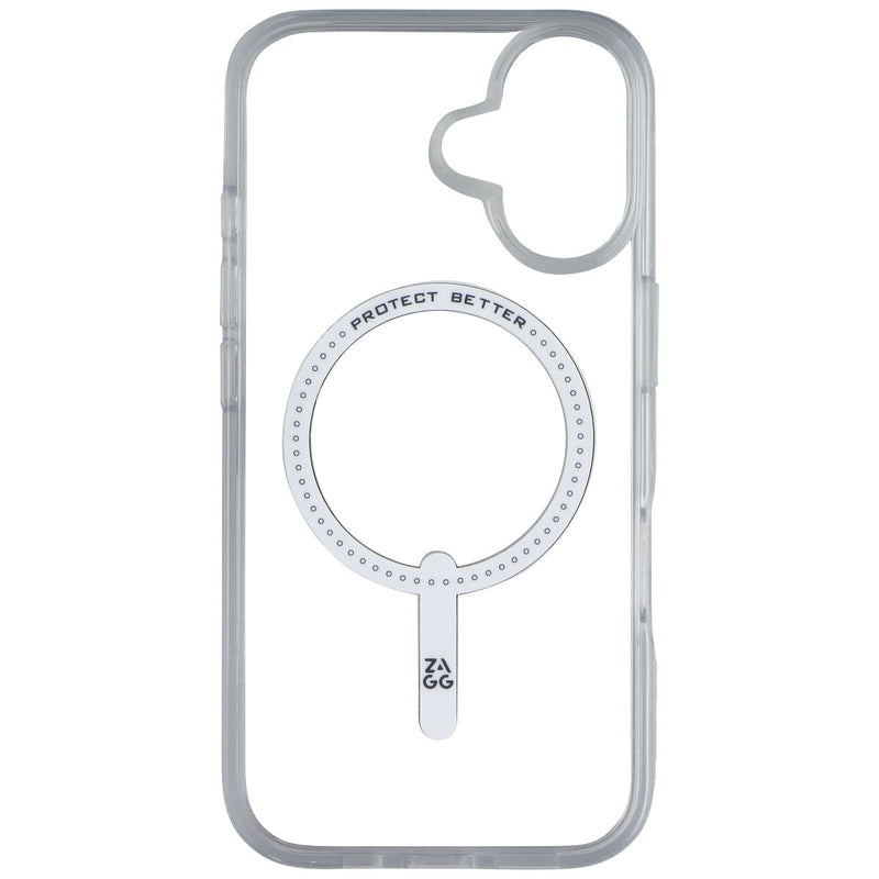 Zagg Crystal Palace Snap Case for MagSafe for Apple iPhone 16 - Crystal Clear