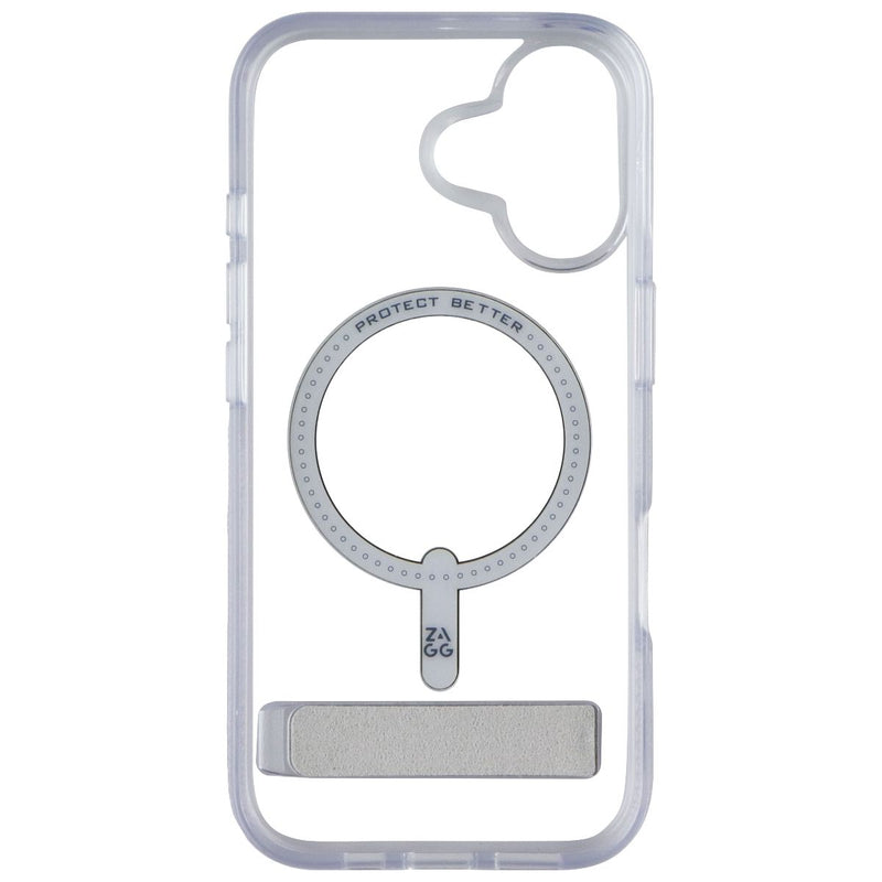 ZAGG Crystal Palace Snap Case with Kickstand for MagSafe for iPhone 17 - Clear