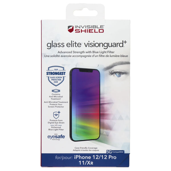 ZAGG InvisibleShield Glass Elite VisionGuard+ for Apple iPhone 12/12 Pro/11/XR