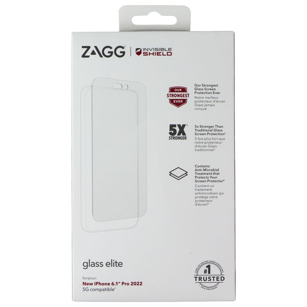 ZAGG InvisibleShield Glass Elite Screen Protector for iPhone 14 Pro - Clear