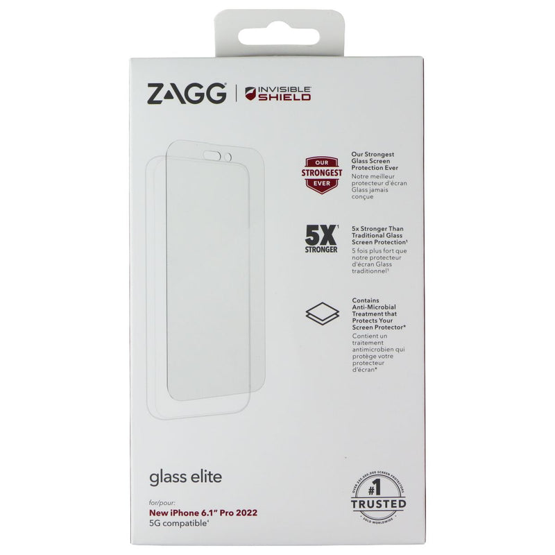ZAGG InvisibleShield Glass Elite Screen Protector for iPhone 14 Pro - Clear