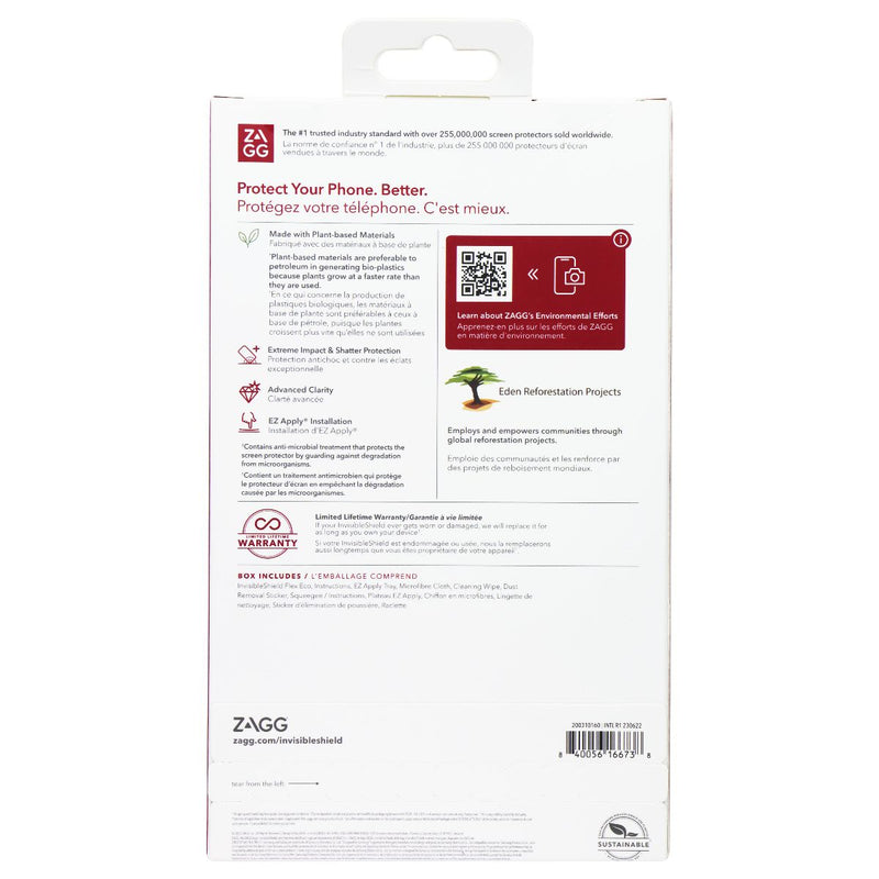 ZAGG Invisible Shield Flex Eco (Exterior) Screen Protector for Galaxy Z Flip4