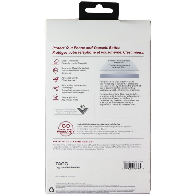 ZAGG InvisibleShield (Ultra Clear+) Screen Protector for Samsung Galaxy S21+ 5G