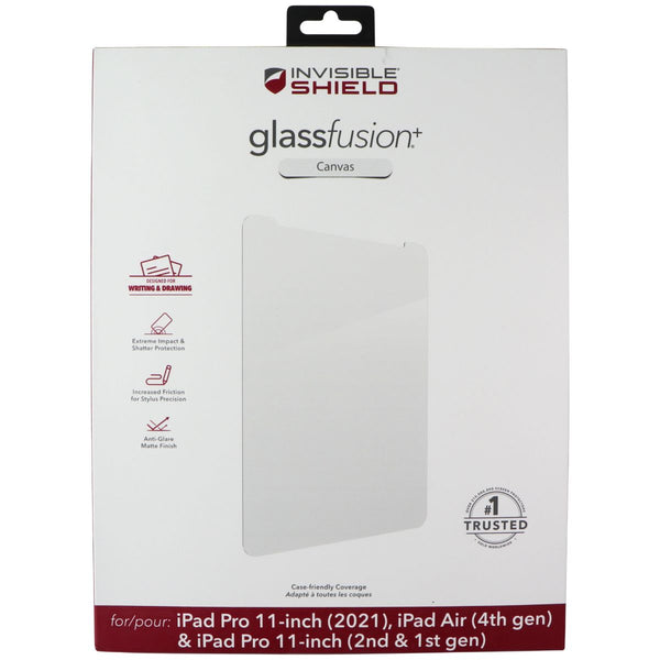 ZAGG InvisibleShield GlassFusion+ Canvas Protector for iPad Pro 11 (2021)/Air 4