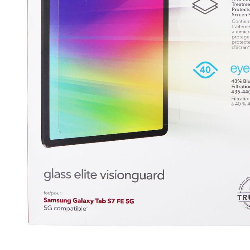 ZAGG Glass Elite VisionGuard Screen Protector for Samsung Galaxy Tab S7 FE 5G