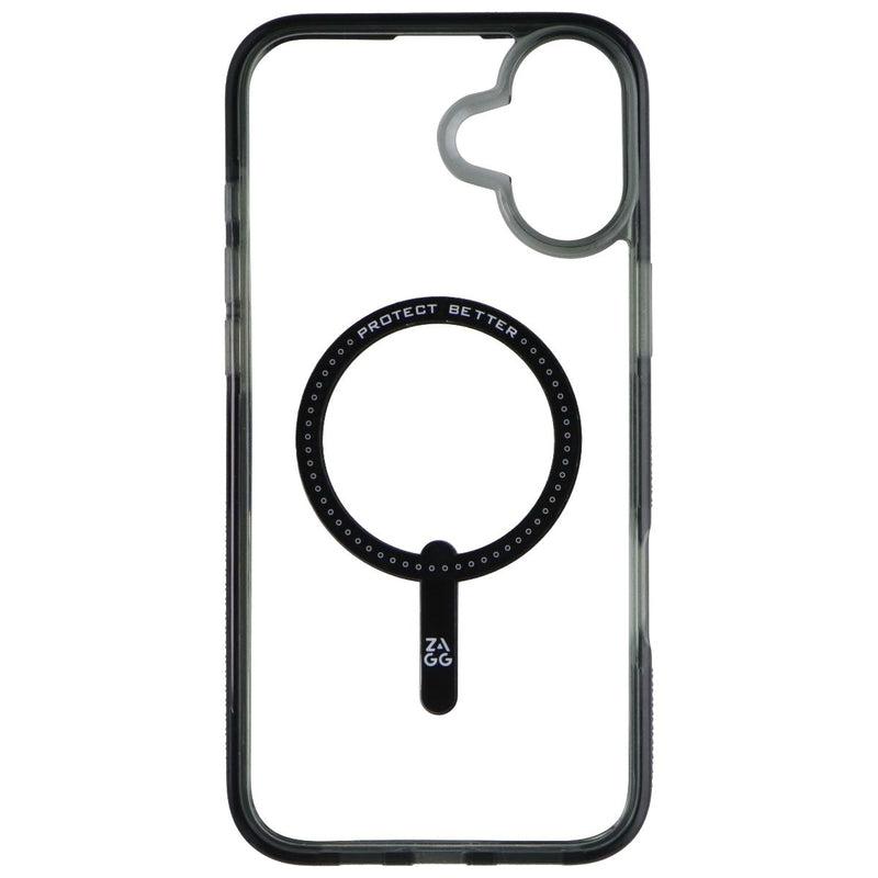 ZAGG Santa Cruz Snap Case for MagSafe for Apple iPhone 16 Plus - Clear/Black