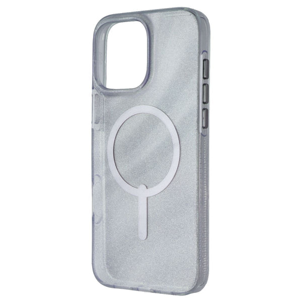 ZAGG Milan Snap Case for MagSafe for iPhone 16 Pro Max - Clear/Glitter Swirl