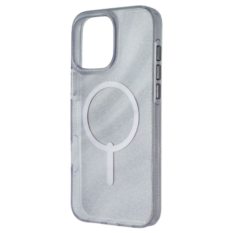 ZAGG Milan Snap Case for MagSafe for iPhone 16 Pro Max - Clear/Glitter Swirl