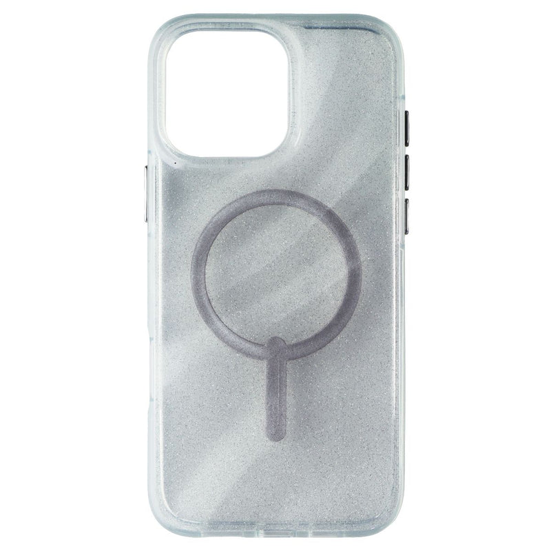 ZAGG Milan Snap Case for MagSafe for iPhone 16 Pro Max - Clear/Glitter Swirl