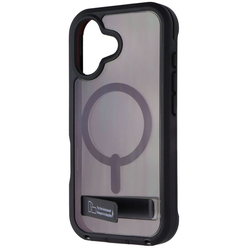ZAGG Rainier Case with Kickstand for MagSafe for Apple iPhone 17 - Smoke