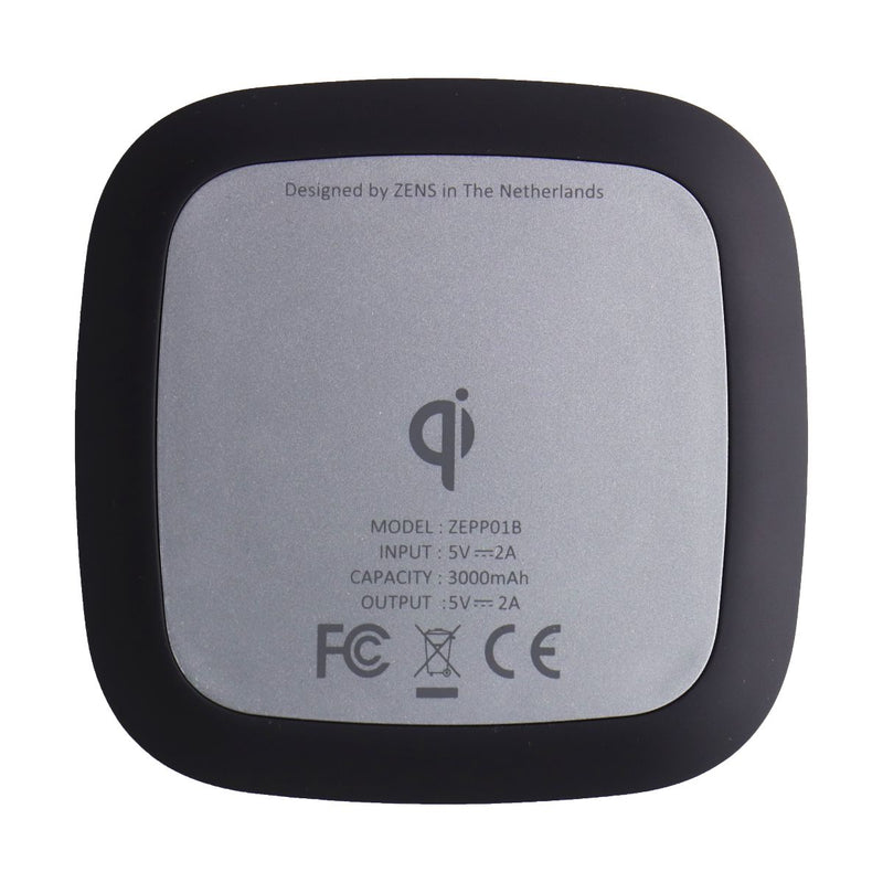 ZENS (3000mAh) Wirelessly Rechargeable Portable Power Pack - Black (ZEPP01B)