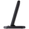 Zens Aluminium Stand Wireless 10W Qi Fast Charger - Black (AU PLUG)