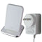 Zens Aluminium Stand Wireless 10W Qi Fast Charger - White (AU PLUG)