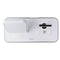 ZENS Stands + Dock Fast 20W Wireless Qi Charger for iPhone - White (AU PLUG)