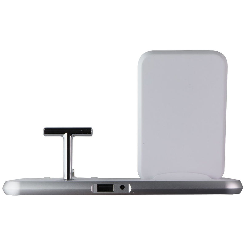 ZENS Stands + Dock Fast 20W Wireless Qi Charger for iPhone - White (AU PLUG)