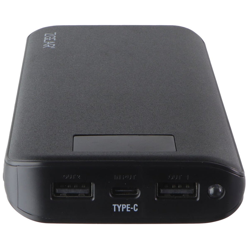 ZGEAR 20,000mAh High Capacity USB & USB-C Power Bank with LCD Display - Black
