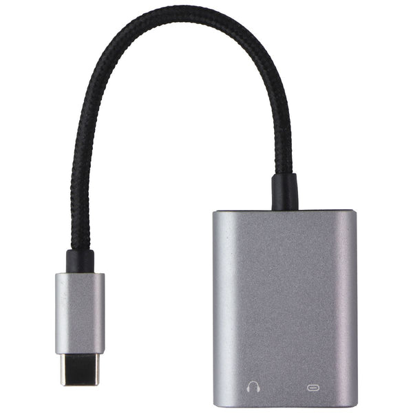ZGEAR USB-C to USB-C and 3.5mm Audio Adapter - Silver