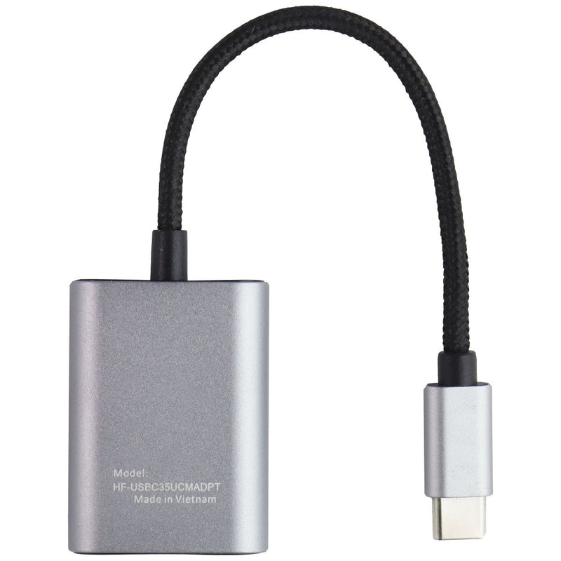 ZGEAR USB-C to USB-C and 3.5mm Audio Adapter - Silver