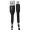 ZGear 10ft USB-A to USB-C Braided Sync & Charge Cable - Black/Silver