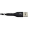 ZGear 10ft USB-A to USB-C Braided Sync & Charge Cable - Black/Silver