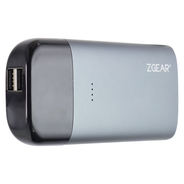 ZGear (10,000mAh) 2-in-1 Power Bank and Detachable Wall Charger - Black/Gray