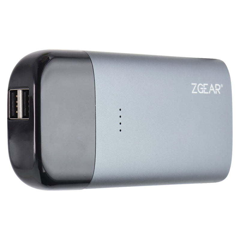 ZGear (10,000mAh) 2-in-1 Power Bank and Detachable Wall Charger - Black/Gray