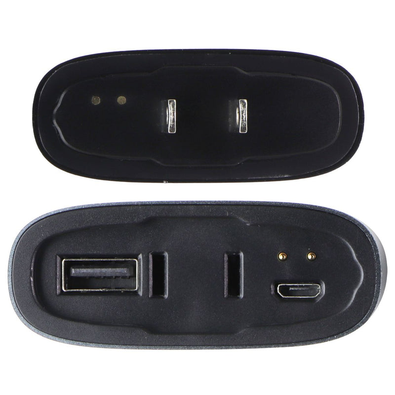 ZGear (10,000mAh) 2-in-1 Power Bank and Detachable Wall Charger - Black/Gray