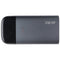ZGear (10,000mAh) 2-in-1 Power Bank and Detachable Wall Charger - Black/Gray