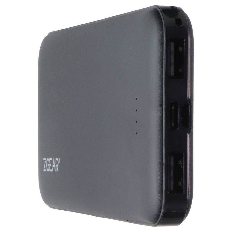 ZGear (10,000mAh) Slim Power Bank with Dual Charging Ports - Black