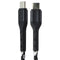 ZGEAR 10FT USB-C to USB-C Braided Cable - Black / Silver