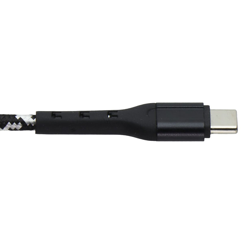 ZGEAR 10FT USB-C to USB-C Braided Cable - Black / Silver