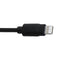 ZGEAR Coiled Car Charger with 8-Pin Lightning Connector & USB Port - Black