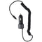 ZGEAR Coiled Car Charger with 8-Pin Lightning Connector & USB Port - Black