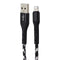 ZGEAR 10FT USB-A to Lightning 8-pin Braided Cable - Black / Silver