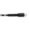 ZGEAR 10FT USB-A to Lightning 8-pin Braided Cable - Black / Silver