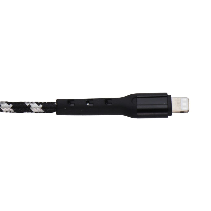 ZGEAR 10FT USB-A to Lightning 8-pin Braided Cable - Black / Silver