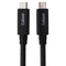 ZipKord (3-ft) USB-C to USB-C Sync & Charge Cable - Black