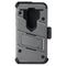 ZIZO Bolt Series Case and Holster for Motorola Moto G7 Play - Gray/Black
