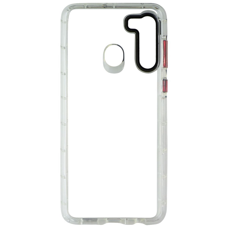 Zizo Surge Series Case with Customizable Buttons for Samsung Galaxy A21 - Clear