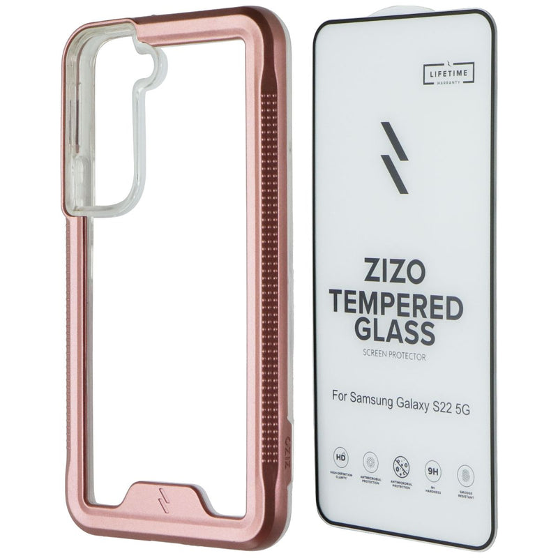 ZIZO Ion Series Case and Screen Protector for Samsung Galaxy S22 (5G) - Rose
