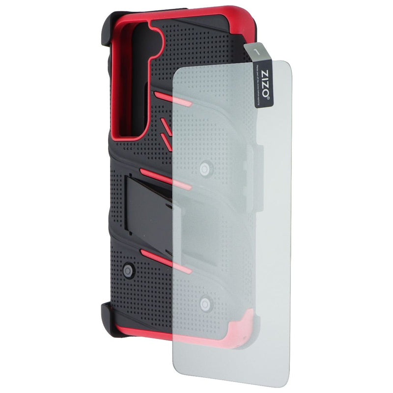 ZIZO Bolt Series Case / Screen / Holster for Samsung Galaxy S23 - Black / Red