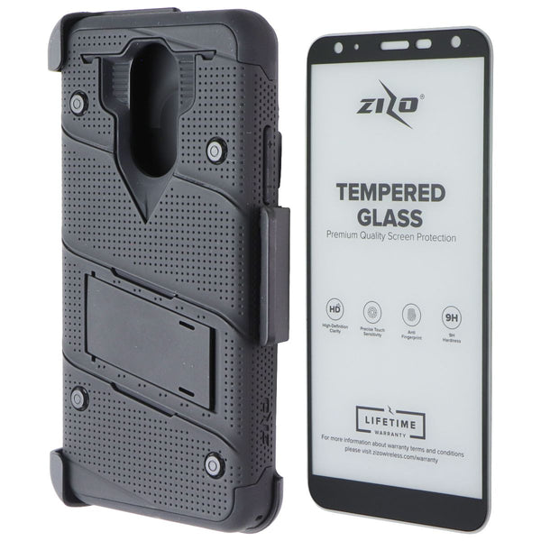ZIZO Bolt Series Case / Screen / Holster for LG Harmony 3/K40/Solo  - Black