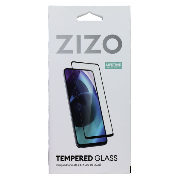 ZIZO Tempered Glass Screen Protector for moto g Stylus 5G (2022) - Black Trim