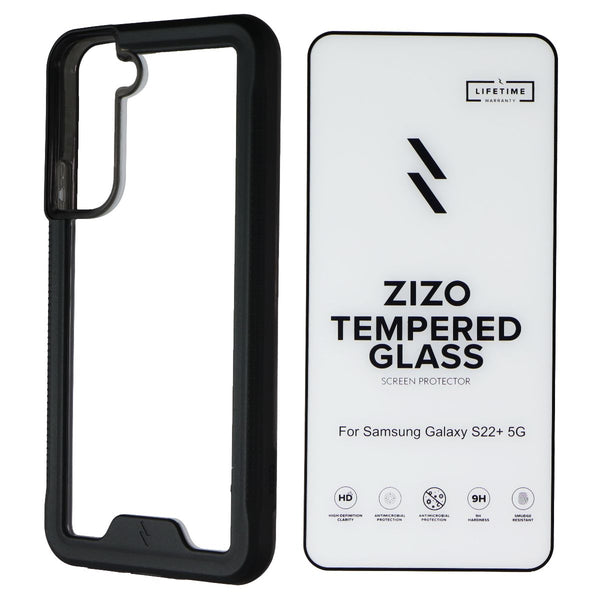 ZIZO ION Series Case and Screen Protector for Samsung Galaxy S22+ (5G) - Black