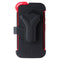 ZIZO Bolt Series Case / Holster / Glass for Motorola Moto G4 Play - Black/Red